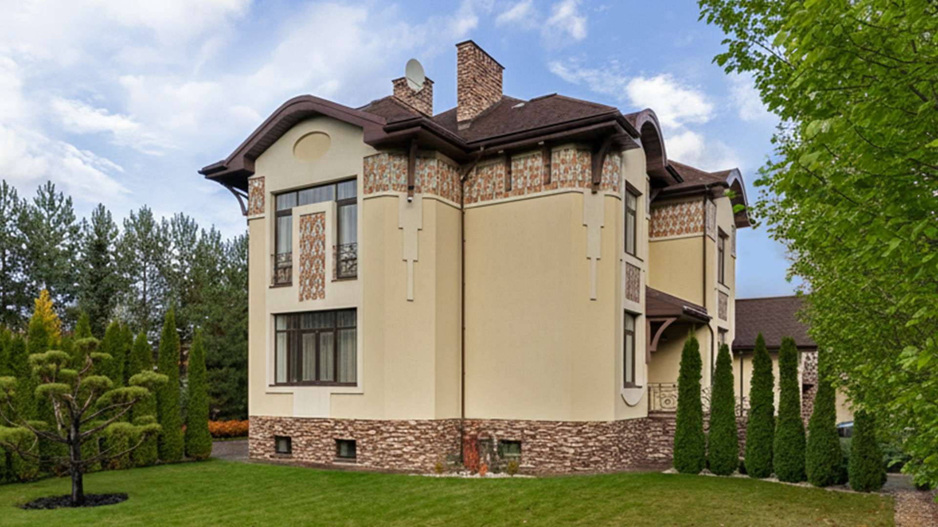 Дом 750 м2 в КП Чистые ключи